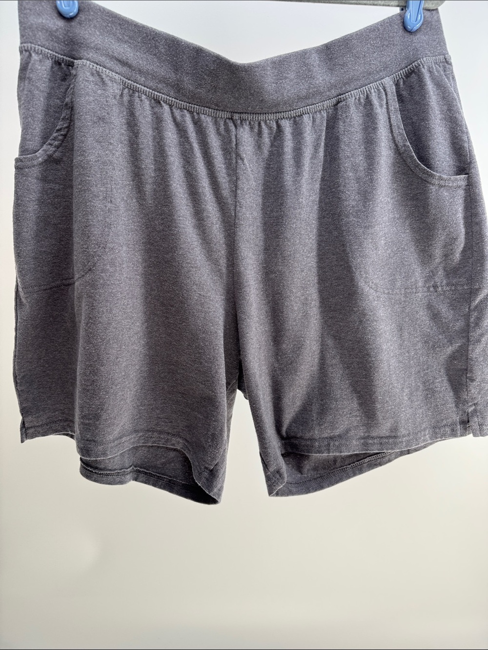 Just My Size Heather Charcoal Casual Athletic Shorts